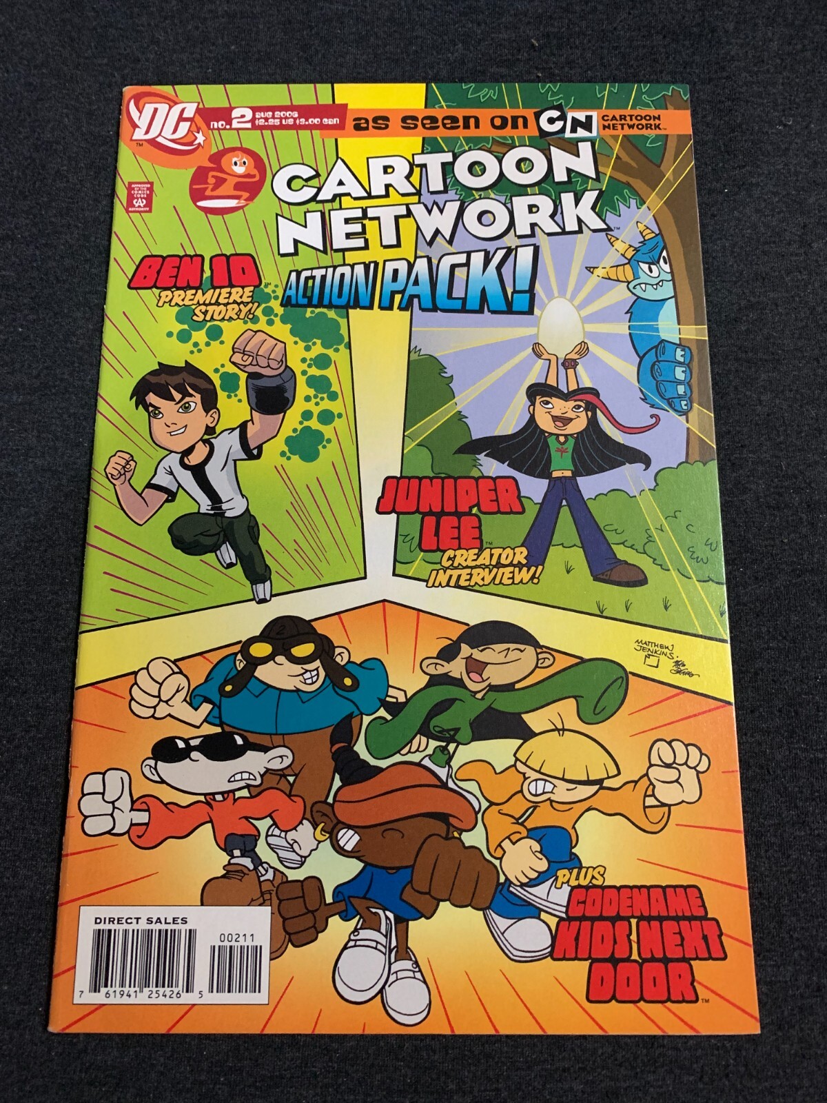 Cartoon Network Action Pack #2 2006 DC Comics 1st Appearance