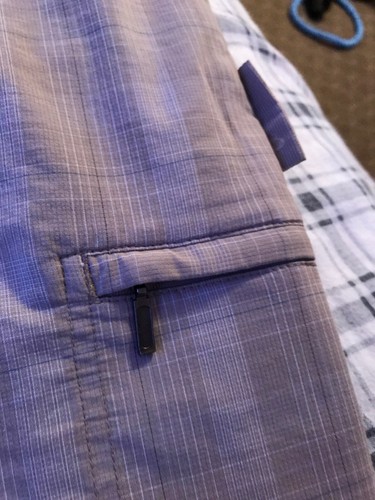 Greg Norman Tasso Elba Size 38 Golf Shorts Plaid Tan Cotton Blend Flat Front