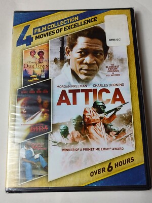 4 Film Collection Movies of Excellence (DVD, 2014) Attica/ Ripple Effect...