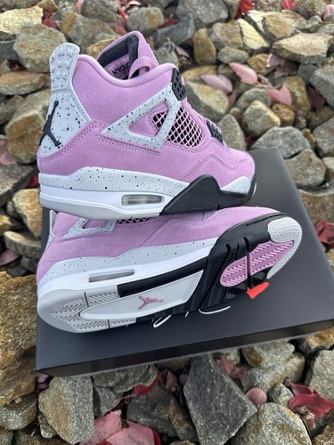 Pre-owned Jordan 4 Retro Orchid Womens Size 6w-12w Aq9129 501 In Hand Ready To Ship In Purple