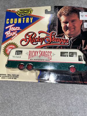 Road Champs Ricky Skaggs Country Tour Bus Authentic Eagle Coach Diecast