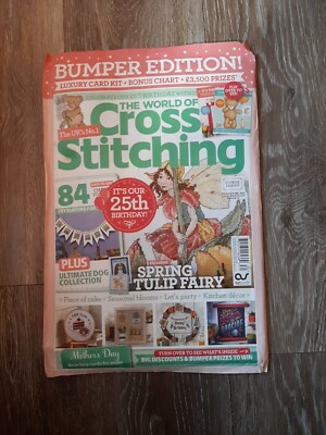 English cross stitch magazine The World of Cross Stitching Issue 330 March 2023