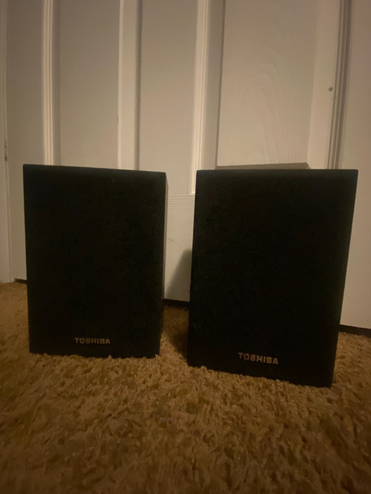 2 Toshiba SS-SR90 Bookshelf Surround Speakers 8 Ohms, 25W | eBay
