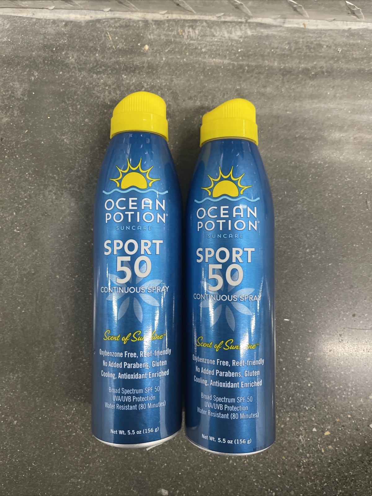 ocean potion sport continuous sunscreen spray spf 50 6 oz