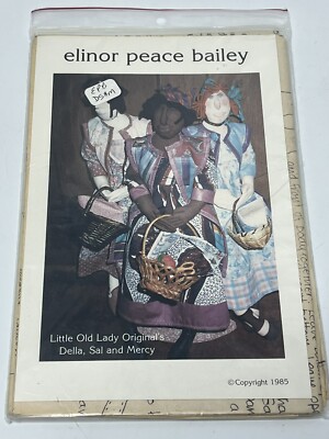 Little Old Lady Originals Doll & Clothes UNCUT Sewing Pattern Della Sal Mercy 
