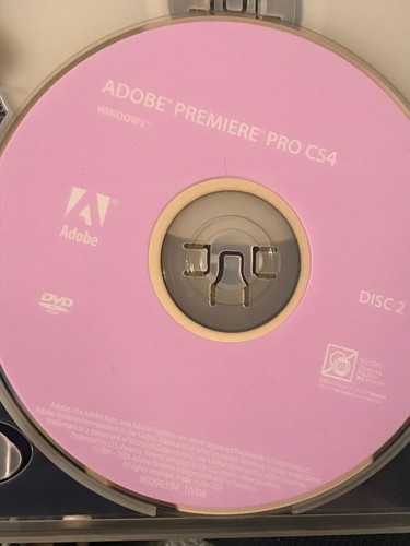 Adobe Prmiere Pro CS4. Professional Video Production Software. Used