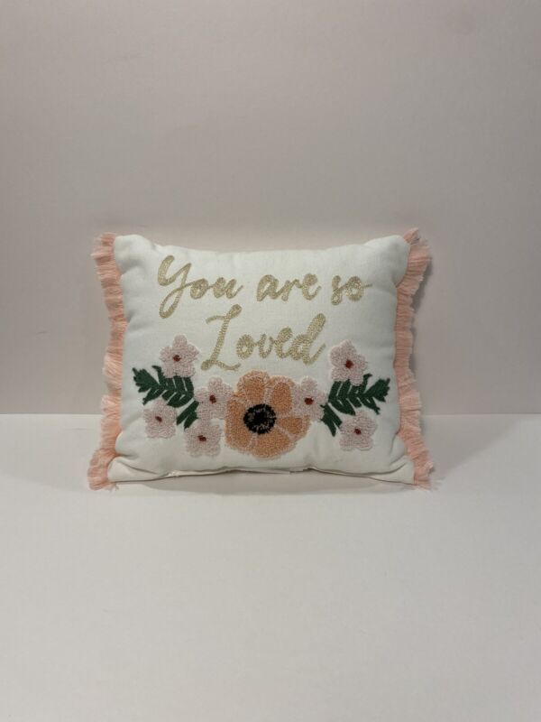 Levtex Decorative Nursery Pillow - You Are So Loved 🌸
