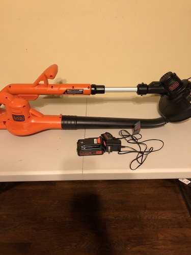 Black And Decker Hard Surface Sweeper And Weed Wacker Combo Kit For Sale .