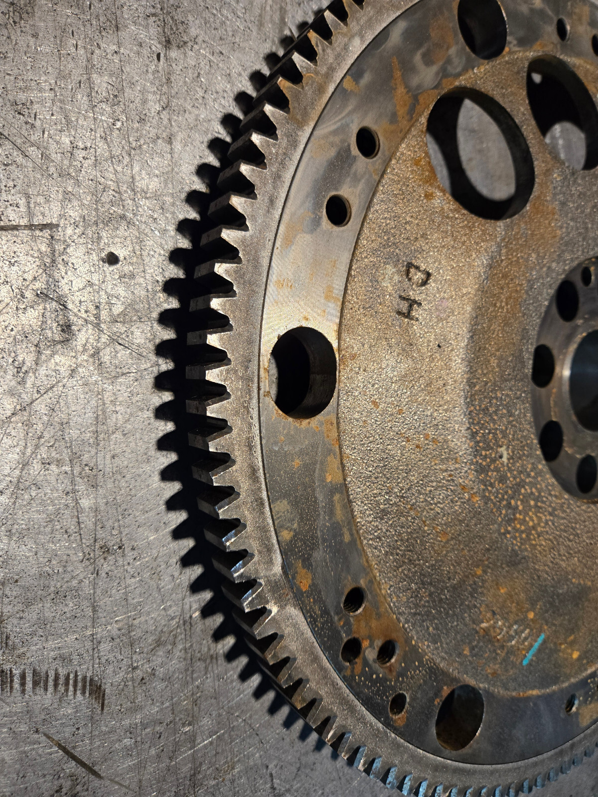 06-10 Duramax LBZ LMM FLYWHEEL Allison Flexplate Flywheel Ring Gear 97372295 - Picture 6 of 10