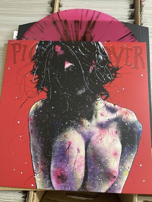 PIG DESTROYER TERRIFYER MAGENTA w BLACK SPLATTER VINYL new agoraphobic nosebleed