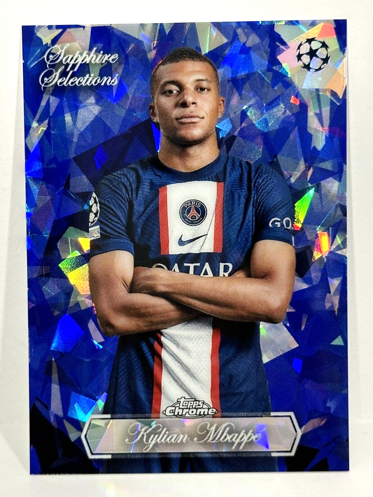 世界250枚限定！Topps Chrome KYLIAN MBAPPE エムバペ 2022-23 Topps Chrome Sapphire UCL Sapphire Selections Kylian