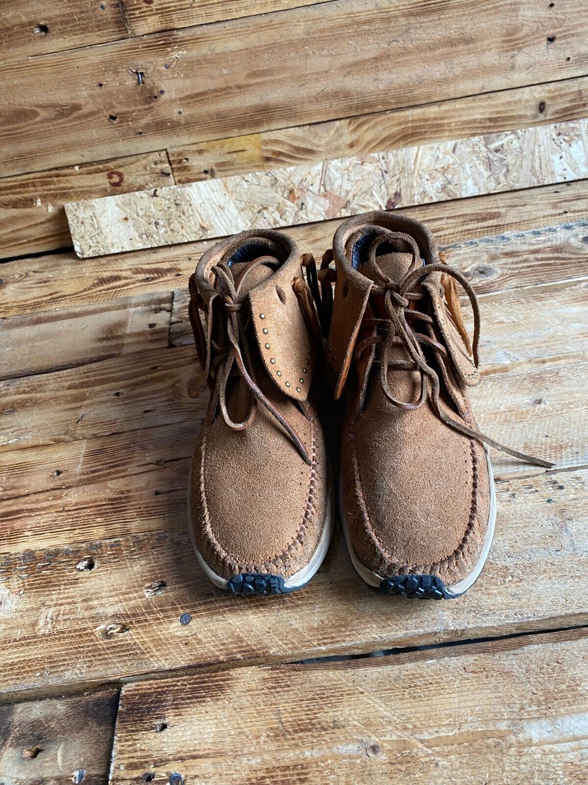 Rare Visvim FBT Shaman folk brown suede shoes Sz US 8 made Rare Visvim FBT Shaman folk brown suede shoes Sz US 8 made