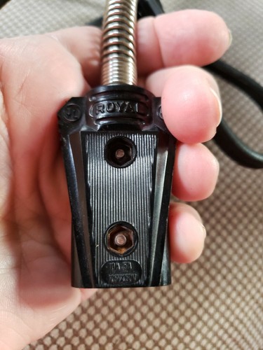 SMALL ELECTRIC APPLIANCE CORD Replacement 2 PRONG 5A 250V/10A 125V ROYAL 68