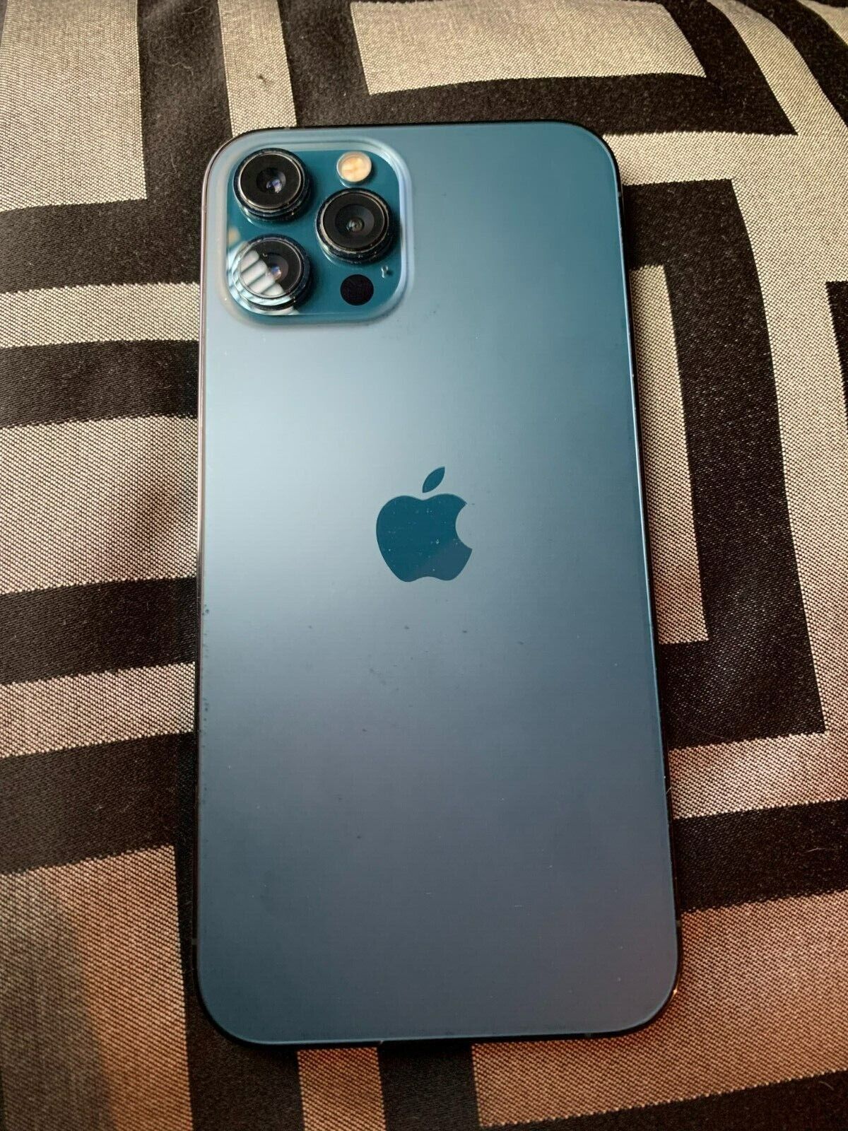 Apple iPhone 12 Pro Max - 128GB - Pacific Blue (AT&T) | eBay Apple iPhone 12 Pro Max - 128GB - Pacific Blue (AT&T) | eBay