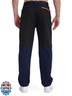 BondiTrekk Mens Snow Ski Pants Fleece Lined Winter Hiking Waterproof Insulated Snowboard Outdoor Pant with Belt Zipper Pockets Navy Blue S
