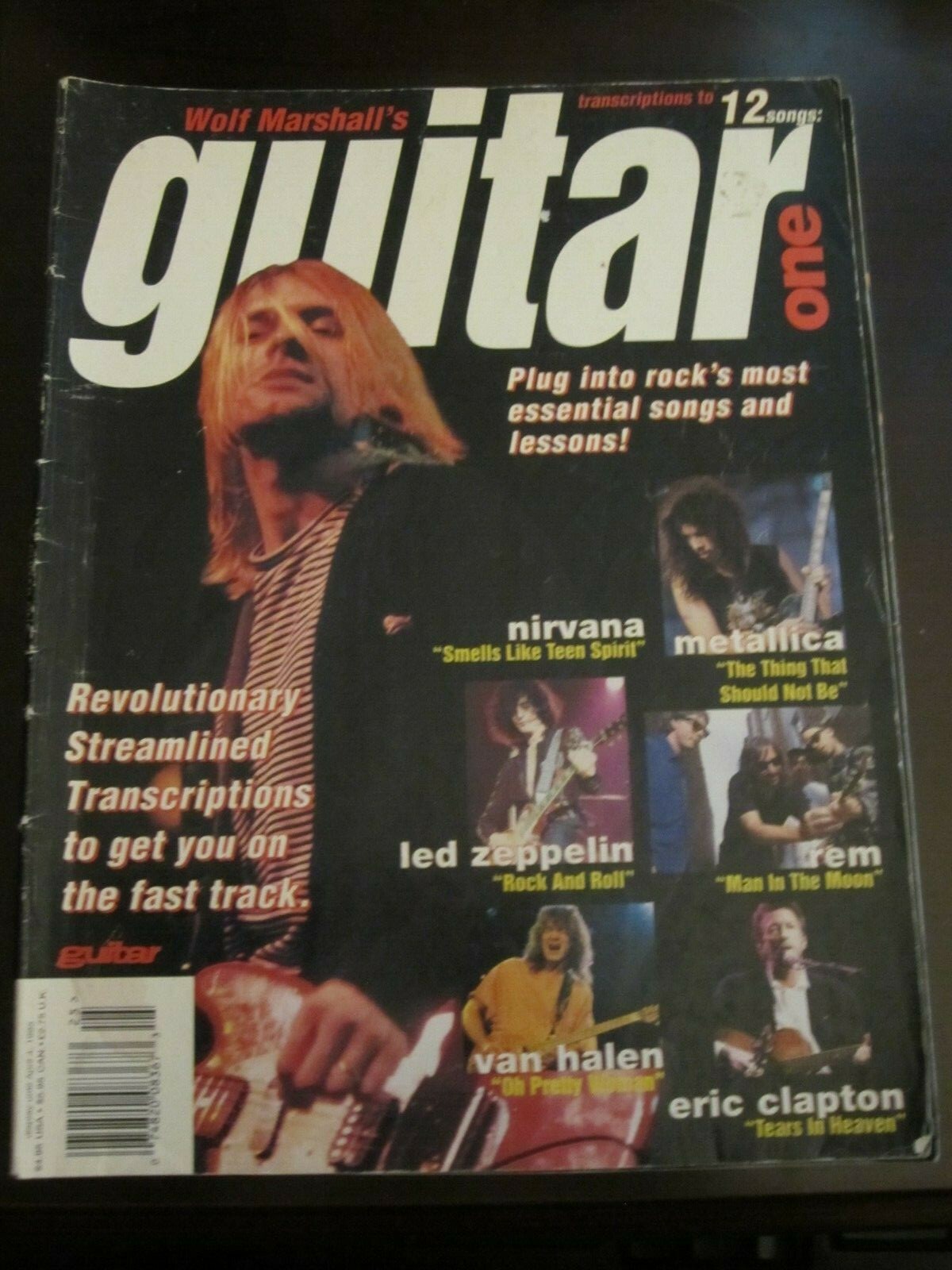 Guitar Magazine April 1995 Kurt Cobain Nirvana (B) | eBay