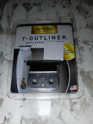 Andis T-Outliner Replacement Blade #04521  Carbon Steel Fits Model GTO, GTX & Go