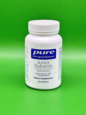 Pure Encapsulations Junior Nutrients Multivitamin 120 Capsules Non GMO
