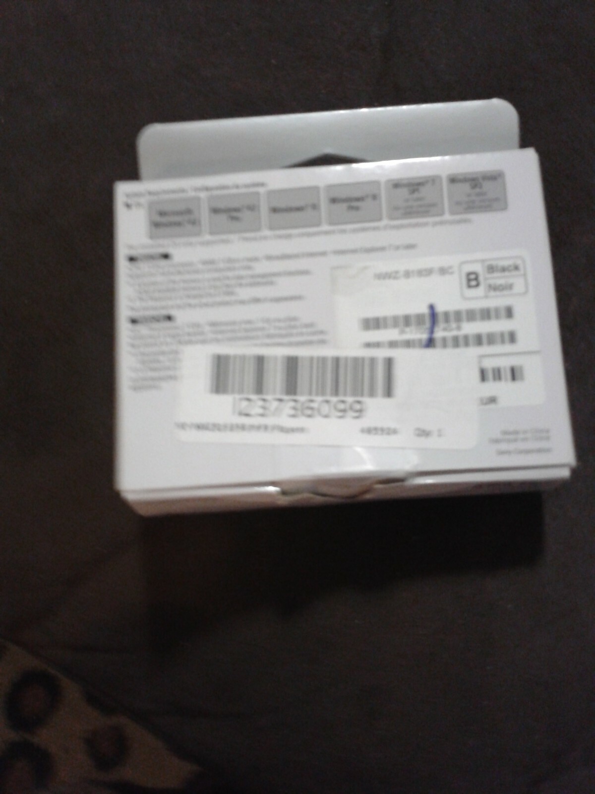 Sony Walkman 4GB MP3 Player NWZB183FB Black