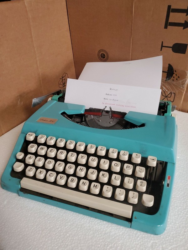 Brother typewriter photos of Brother 100 by year then serial number by date