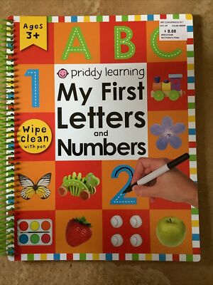 My First Letters and Numbers wipe and clean book