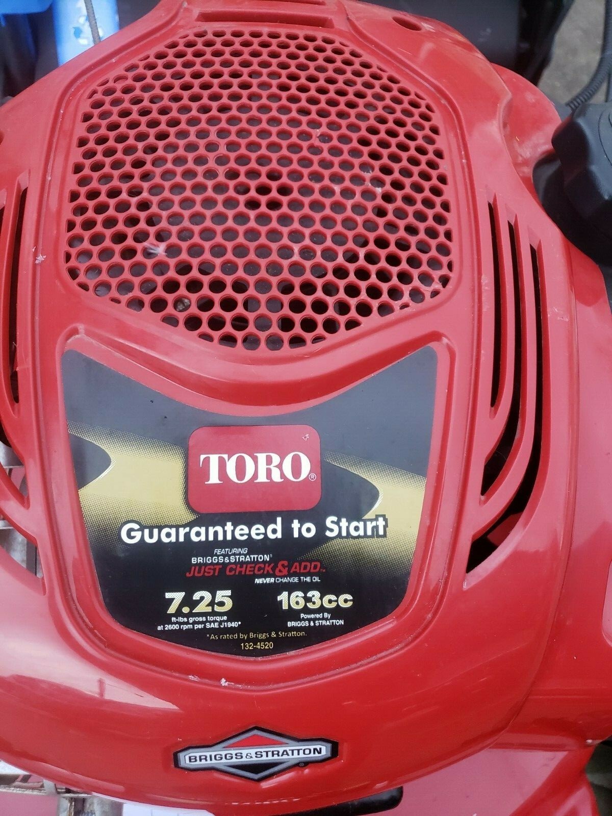 Toro Briggs & Stratton 22