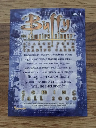 Buffy the Vampire Slayer Reflections Base Set w/Promo Card