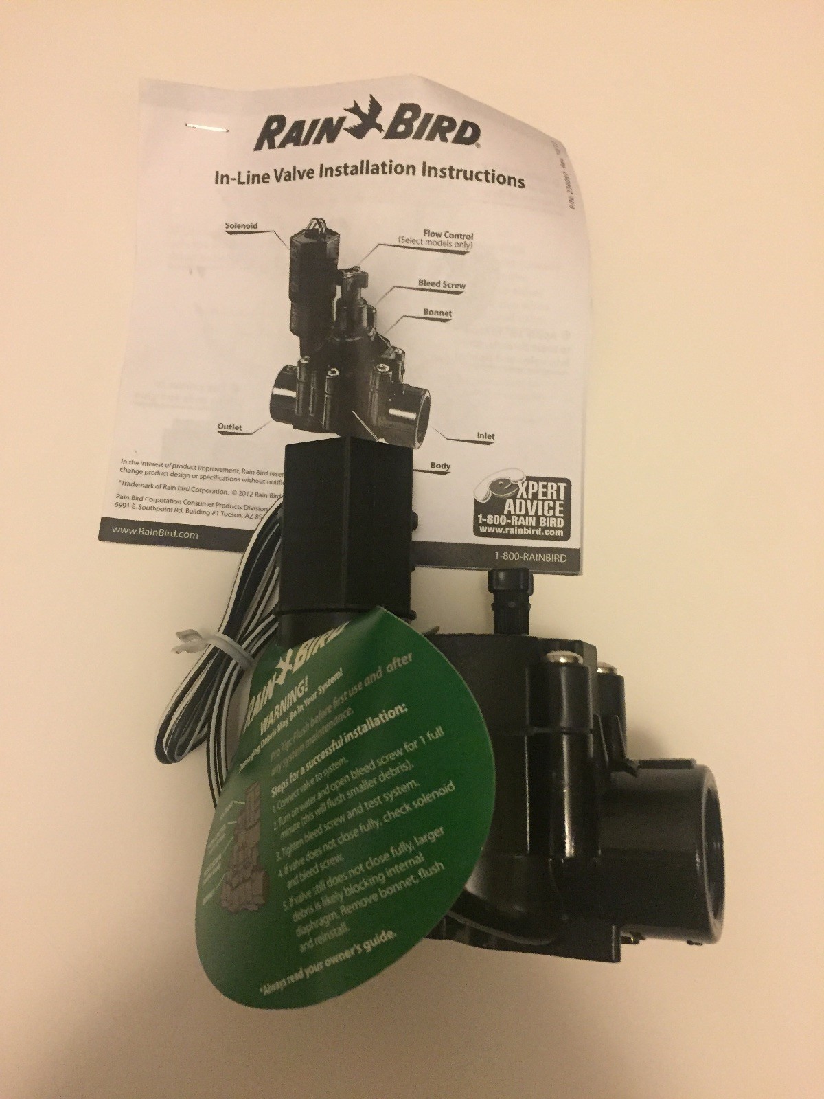 Rainbird In-Line Valve 3/4