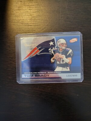 2002 Pacific Atomic Tom Brady /600 ***Read Description***