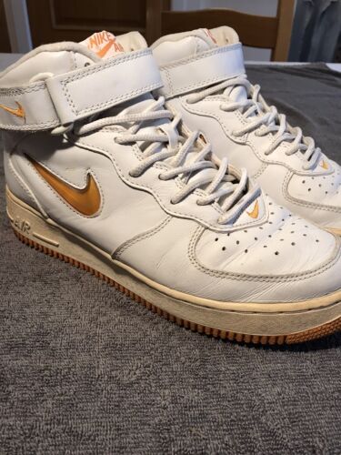 Nike 1998 Vintage 630125 185 Air Force 1 Mid UK 8 (no box Nike 1998 Vintage 630125 185 Air Force 1 Mid UK 8 (no box