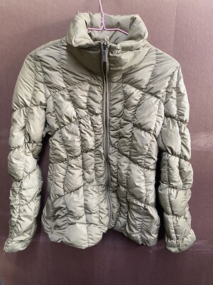 ADD Down Women's Size US 2 Puffer Jacket Down Fill Zip Front