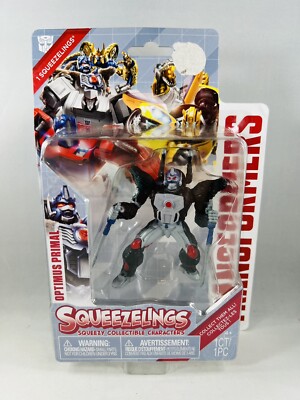Transformers Sqeezelings OPTIMUS PRIMAL Squeezy Collectible Characters