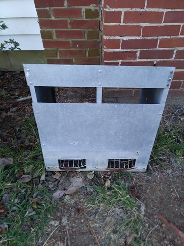 Vintage Chicken Hen Nest Box Rusty Industrial Galvanized Metal Barn Farm Fresh 2