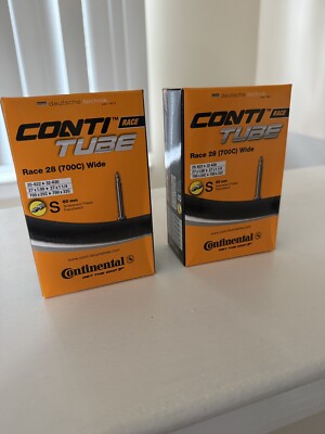 Race 28 700 X 25-32C Bike Inner Tubes with Presta 60Mm Valve (Pair),Black