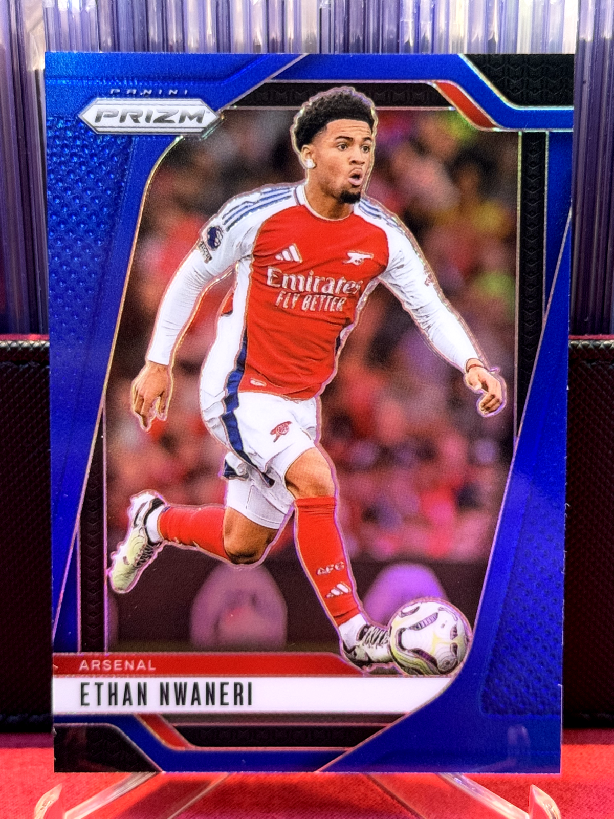 2024-25 Panini Prizm Premier League Ethan Nwaneri Blue Prizm