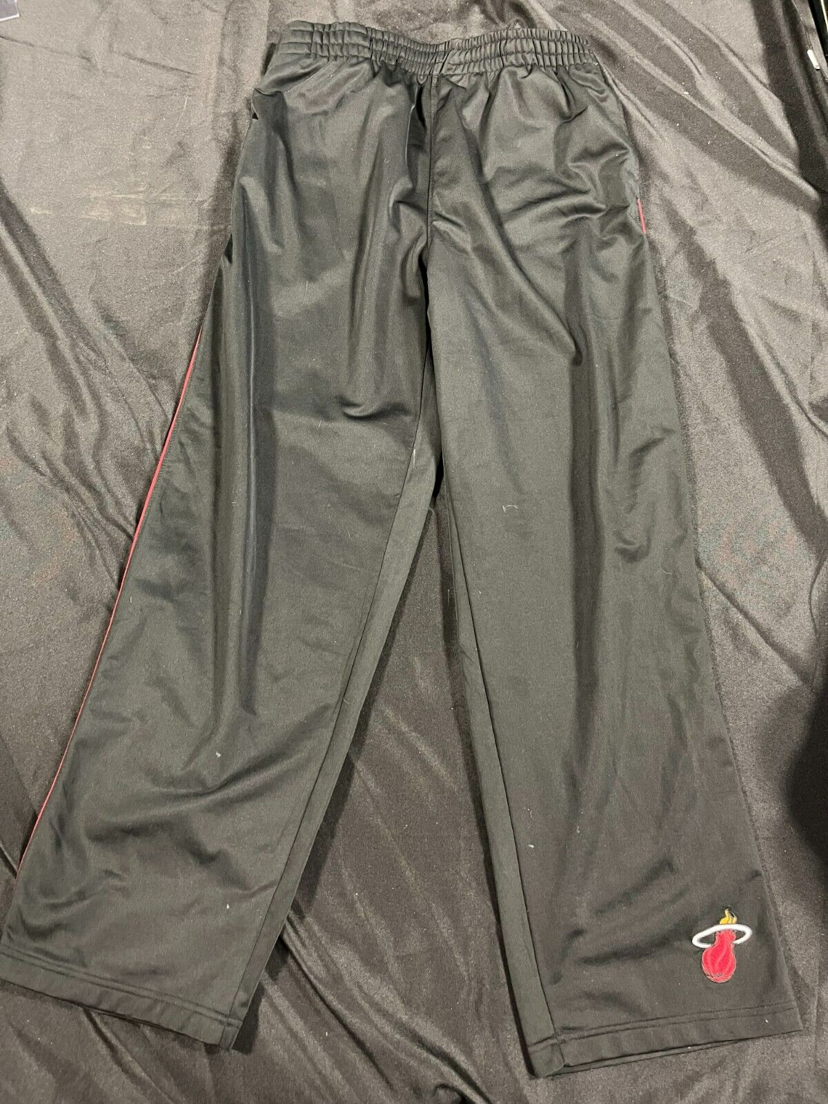 NBA Basketball Miami Heat Sweatpants Track Pants Black Adult