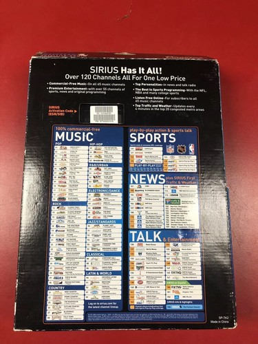 Sirius Sportster Replay SP-TK2