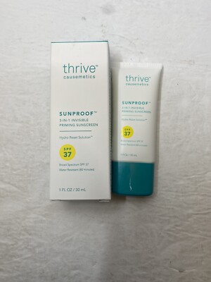 Thrive Causemetics Sunproof  3-in-1 Invisible Priming Sunscreen   1 Fl Oz