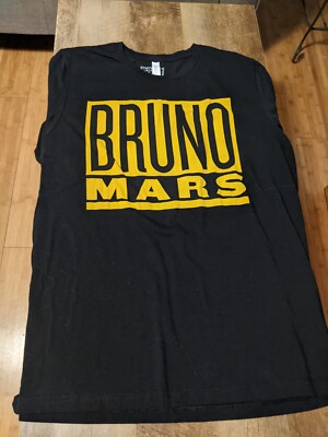 Bruno Mars 24K Magic World Tour T-Shirt Size 2XL 2017