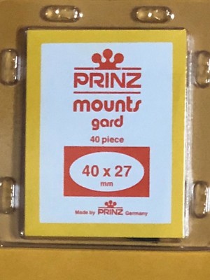 PRINZ STAMP MOUNTS 40/27