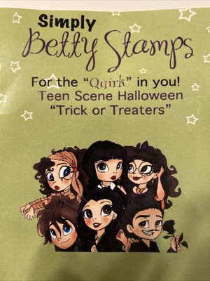 Simply Betty Stamps Betty Halloween New