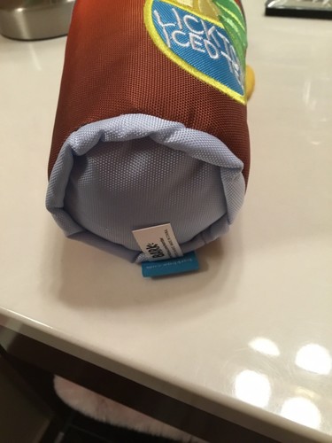 Bark & Co BarkBox Lickton Iced Tea Street Fair Spiky Tube Squeaky Dog Toy NWT