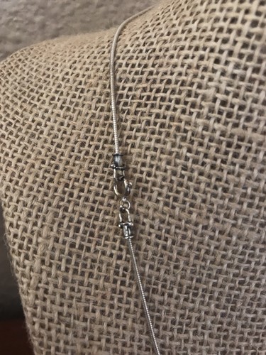 Liquid Sterling Silver Chain 925 Necklace Women’s Fashion Jewelry 16”