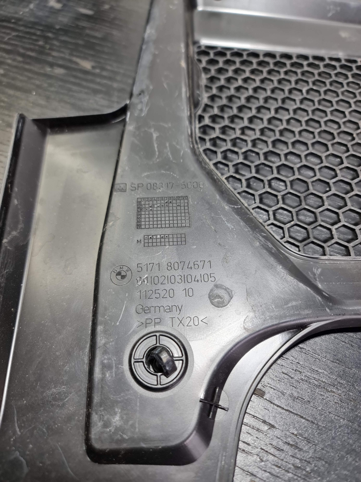 0 Bmw 51718074671 M3 scuttle panel trim cover engine bay left G80 2023 5171 807467 image 6