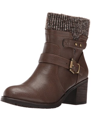 

Женские коричневые ботильоны с круглым носком BARETRAPS POSTURE на трикотажной подкладке Dover, 7 м, Коричневый, DOVER