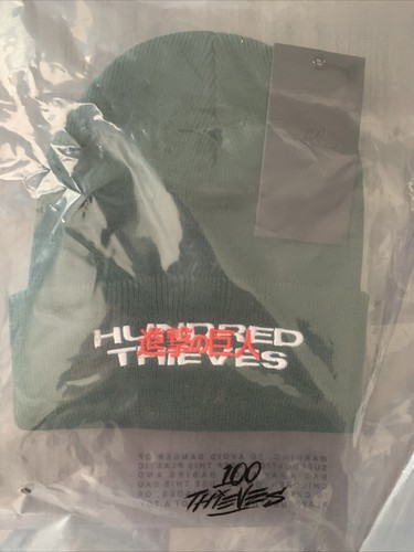 Pre-owned 100% 100 Thieves Attack On Titan Beanie Confirmed Order Order Arrived Updated In Black