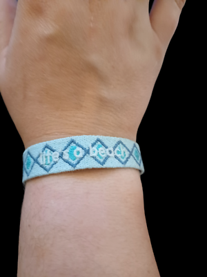 Gorjana Life s A Beach Cheeky Adjustable Woven Endless Summer Blue Bracelet New