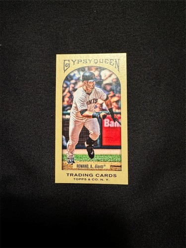 CT38) 2011 Topps Gypsy Queen Mini AARON ROWAND #210 Red Back