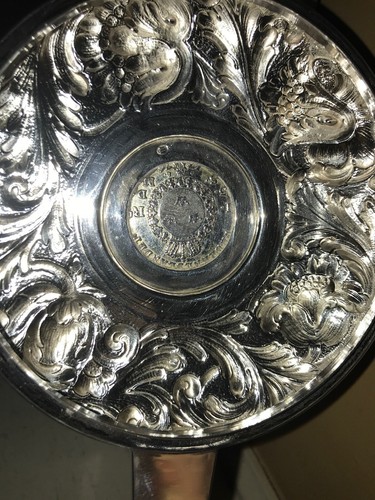 Baroque Danish lidded silver tankard