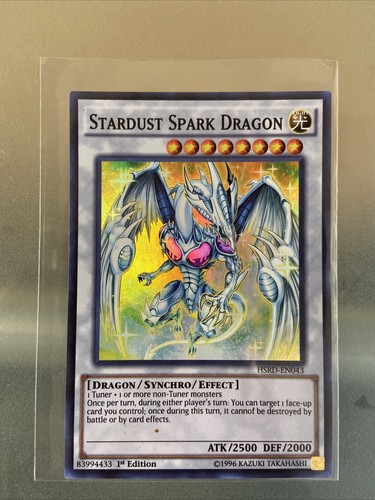 Yugioh Stardust Spark Dragon HSRD-EN043 Super Rare 1st
